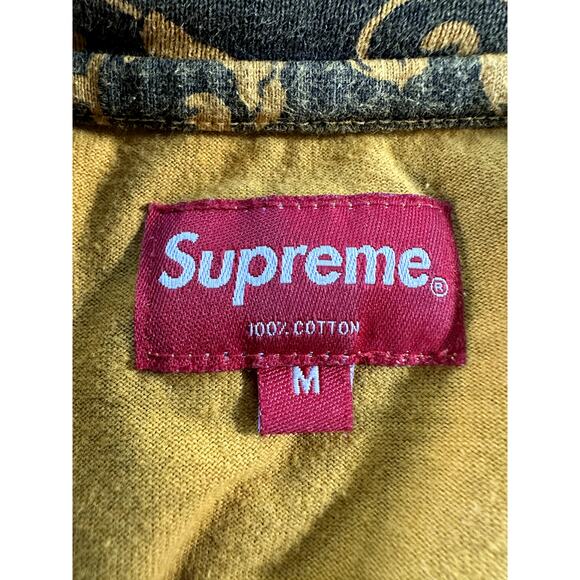 Supreme Floral Small Box Logo Floral Tee T Shirt Black Size Medium SS20 - Picture 7 of 9